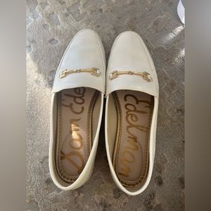 Sam Edelman white loafers